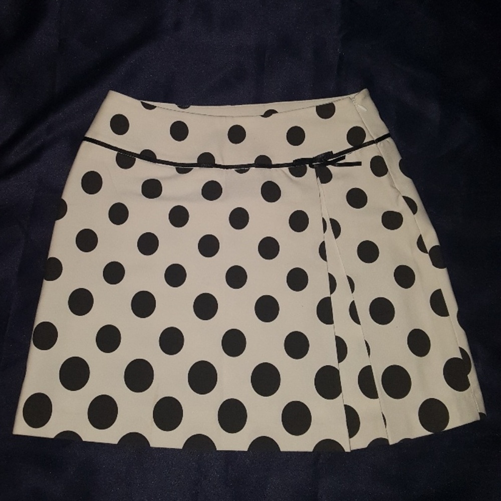 SZ 4 POLKA DOT I.N.C. SKIRT ELASTIC WAISTBAND
